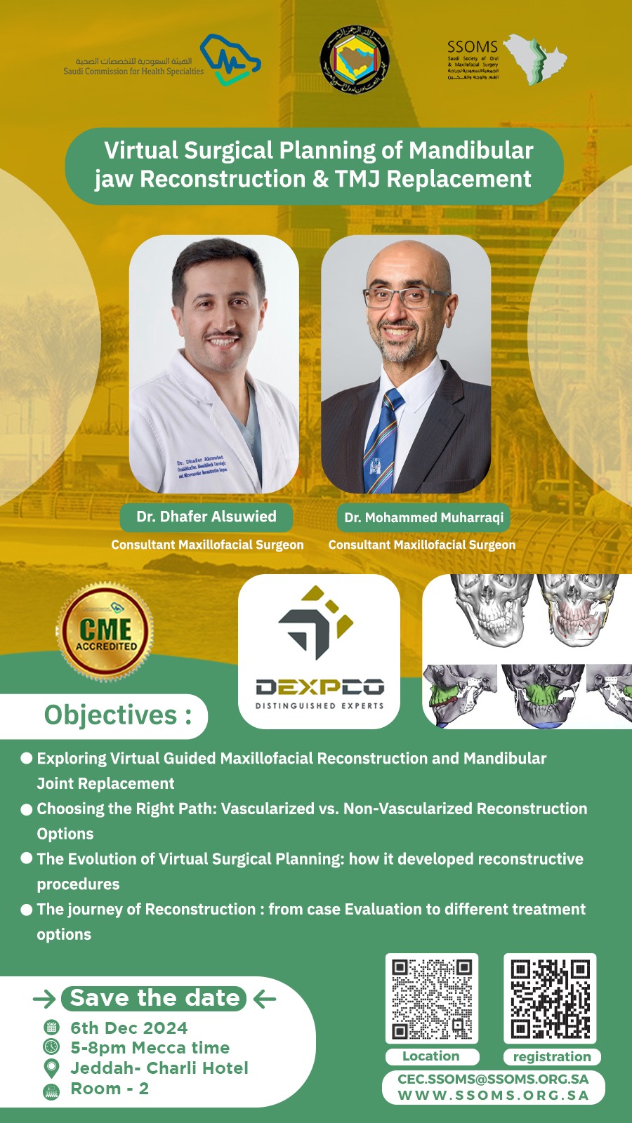 Virtual Surgical Planning of Mandibular jaw Reconstruction & TMJ Replacement workshop